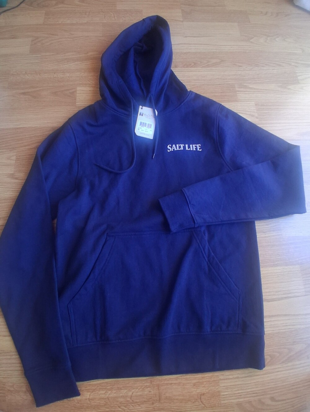 NWT Mens Hoodie By Salt Life, Navy Blue Sz S, MSRP $ 48